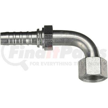 Gates G20239-2024 Hydraulic Coupling / Adapter Female Flat-Face O-Ring Swivel - 90 Bent Tube (GlobalSpiral)