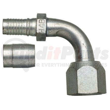 G40205-1212 by GATES - Female SAE 45 Flare Swivel - 90 Bent Tube - Steel (C14)