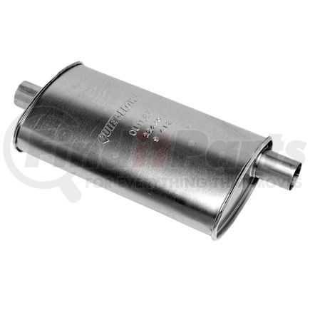 22430 by WALKER EXHAUST - Quiet-Flow SS Direct Fit Exhaust Muffler 2" Inlet (Inside)  2" Outlet (Outside)