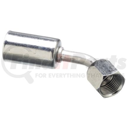 G472021008S by GATES - Female SAE 45 Flare Swivel - 45 Bent Tube - Steel (PolarSeal II ACB)