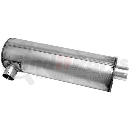 22958 by WALKER EXHAUST - Heavy Duty Direct Fit Exhaust Muffler 4" Inlet (Inside)  4" Outlet (Inside)