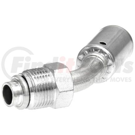 G475841010 by GATES - Male SAE Tube O-Ring Nut - 45 Bent Tube - Aluminum (PolarSeal II ACB)