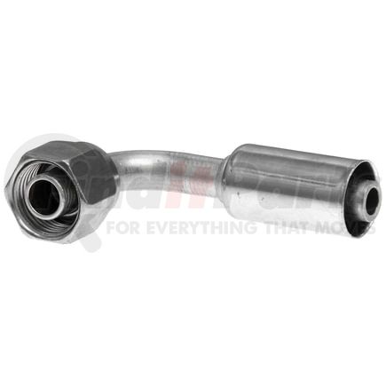 G475920806 by GATES - Female SAE Tube O-Ring Nut Swivel - 90 Bent Tube - Aluminum (PolarSeal II ACB)