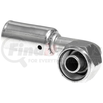 G475950618 by GATES - Female SAE Tube O-Ring Metric Nut Swivel-90 Bent Tube-Alum. (PolarSeal II ACB)