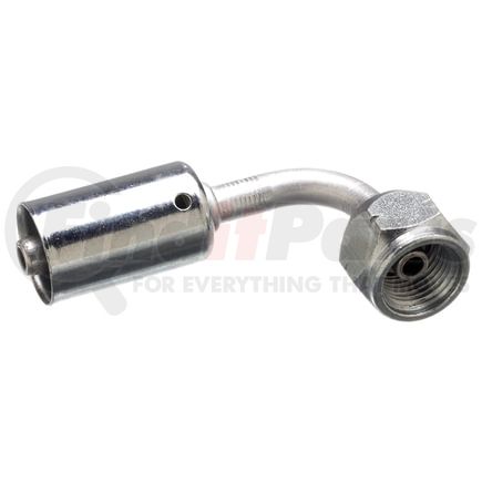 G475951227S by GATES - Female SAE Tube O-Ring Metric Nut Swivel-90 Bent Tube-Steel (PolarSeal II ACB)