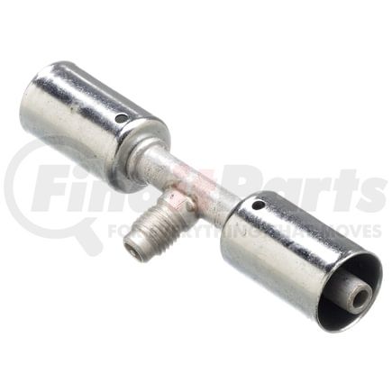 G479540606S by GATES - Hose Splicer with R12 Thread Service Port - Steel (PolarSeal II ACB)