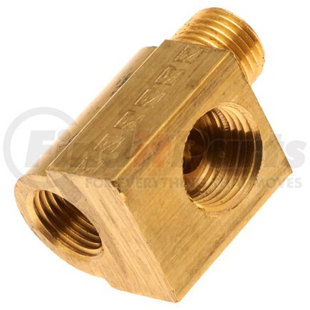 G49375-0204 by GATES - Male Pipe to Female Pipe to Female Inverted Split Run Tee (Inverted Flare)