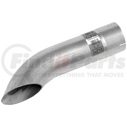 42715 by WALKER EXHAUST - Heavy Duty Exhaust Tail Pipe 4" Inlet (Inside)  4" Outlet (Outside)