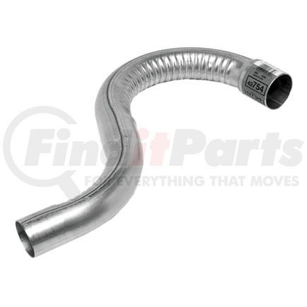 42754 by WALKER EXHAUST - Exhaust Pipe 2.125" Inlet (Inside)  2" Outlet (Outside)