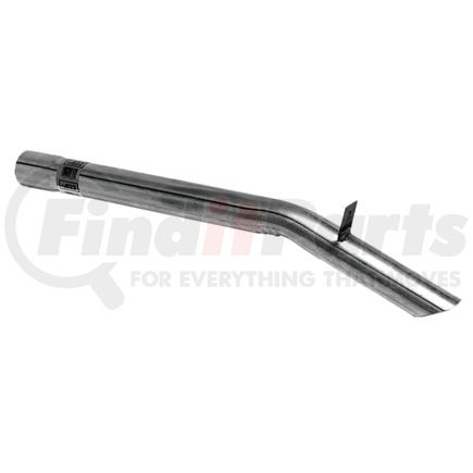 42822 by WALKER EXHAUST - Exhaust Resonator Delete Pipe 2.25" Inlet (Inside)  2.25" Outlet (Outside)