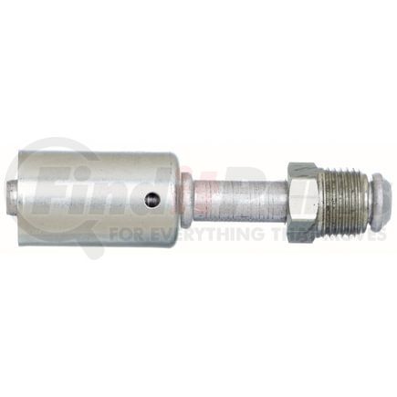 Gates G45195-1010 A/C Refrigerant Hose Fitting Male SAE 45 Flare - Aluminum (PolarSeal ACA)