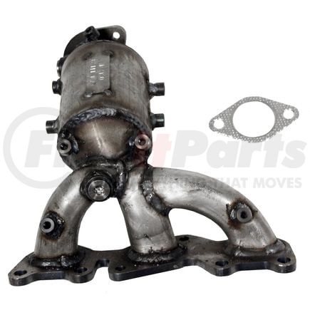 16497 by WALKER EXHAUST - Ultra EPA Direct Fit Catalytic Converter with Integrated Exhaust Manifold