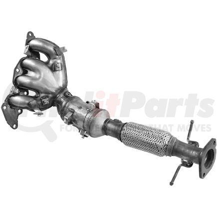 16566 by WALKER EXHAUST - Ultra EPA Direct Fit Catalytic Converter with Integrated Exhaust Manifold