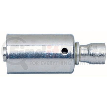Gates G45527-1210S A/C Refrigerant Hose Fitting Female Braze-On Stems - Steel (PolarSeal ACA)