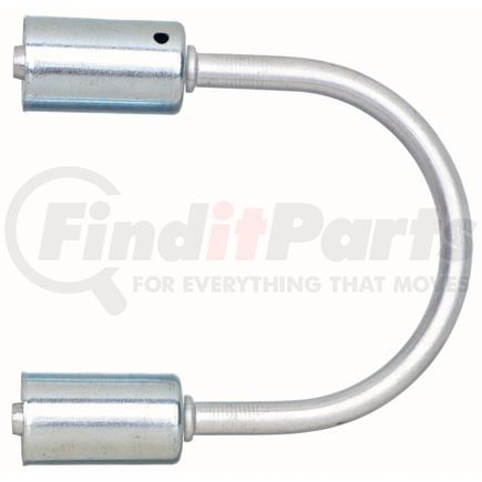 G45541-0808 by GATES - Hose Length Extender - 180 Bent Tube - Aluminum (PolarSeal ACA)