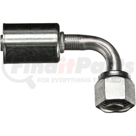 G45592-0605 by GATES - Female SAE Tube O-Ring Nut Swivel - 90 Bent Tube - Aluminum (PolarSeal ACA)