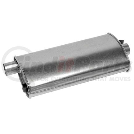 18155 by WALKER EXHAUST - Exhaust Muffler - Universal Fit, Oval Shape, Tru-Fit™ OEM Standard