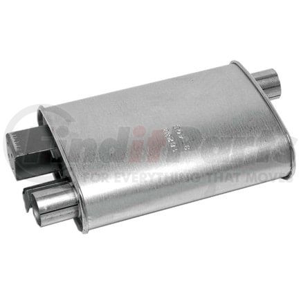 18233 by WALKER EXHAUST - SoundFX Direct Fit Exhaust Muffler 2" Inlet (Inside) 2" Outlet (Inside)