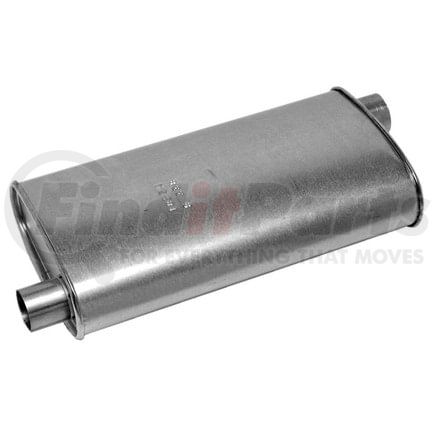 18234 by WALKER EXHAUST - SoundFX Direct Fit Exhaust Muffler 2.25" Inlet (Inside)  2" Outlet (Inside)