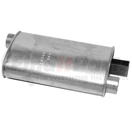 18244 by WALKER EXHAUST - SoundFX Direct Fit Exhaust Muffler 2.25" Inlet (Inside)  2.25" Outlet (Inside)