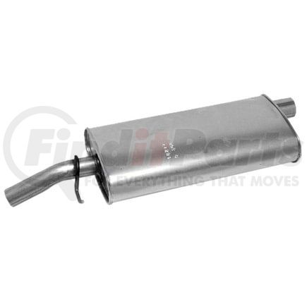18277 by WALKER EXHAUST - SoundFX Direct Fit Exhaust Muffler 2.25" Inlet (Inside) 2" Outlet (Outside)