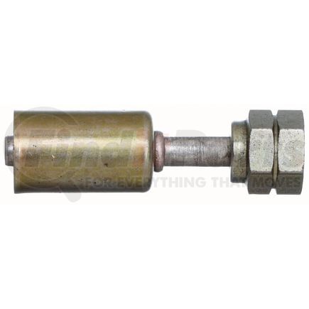 Gates G45593-0620 A/C Refrigerant Hose Fitting Female SAE Tube O-Ring Metric Nut Swivel - Aluminum (PolarSeal ACA)