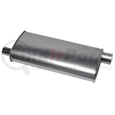 18293 by WALKER EXHAUST - SoundFX Direct Fit Exhaust Muffler 2.5" Inlet (Inside) 2" Outlet (Outside)
