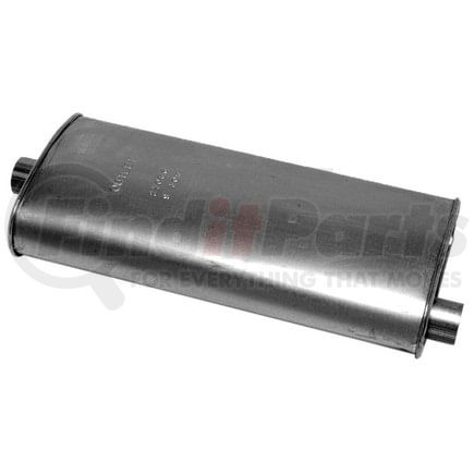 18295 by WALKER EXHAUST - SoundFX Direct Fit Exhaust Muffler 2" Inlet (Inside) 2" Outlet (Inside)