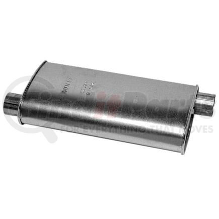 18339 by WALKER EXHAUST - SoundFX Direct Fit Exhaust Muffler 2.5" Inlet (Inside)  2.5" Outlet (Inside)