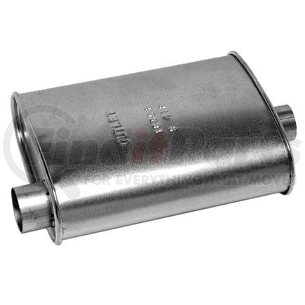 18351 by WALKER EXHAUST - SoundFX Direct Fit Exhaust Muffler 2" Inlet (Inside)  2.25" Outlet (Inside)