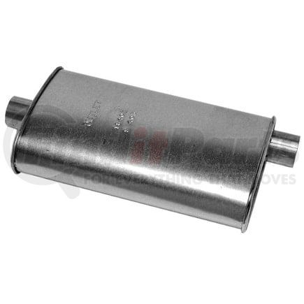 18403 by WALKER EXHAUST - SoundFX Direct Fit Exhaust Muffler 2.25" Inlet (Inside) 2.25" Outlet (Inside)