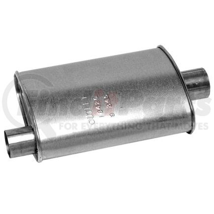 18426 by WALKER EXHAUST - SoundFX Direct Fit Exhaust Muffler 2.5" Inlet (Inside) 2.125" Outlet (Inside)