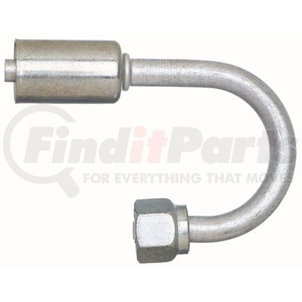 G45610-0808 by GATES - Female SAE Tube O-Ring Nut - 180 Bent Tube - Aluminum (PolarSeal ACA)