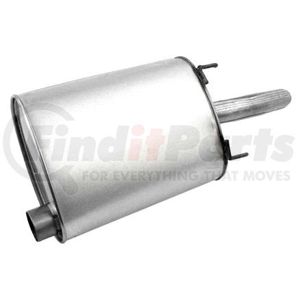 18893 by WALKER EXHAUST - SoundFX Direct Fit Exhaust Muffler 2.25" Inlet (Inside)  2.25" Outlet (Outside)