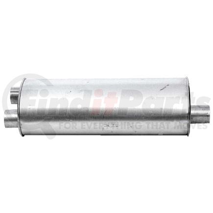 18906 by WALKER EXHAUST - SoundFX Direct Fit Exhaust Muffler 2.5" Inlet (Inside)  2.75" Outlet (Outside)