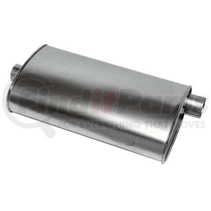 18913 by WALKER EXHAUST - SoundFX Direct Fit Exhaust Muffler 2.5" Inlet (Inside)  2.25" Outlet (Inside)