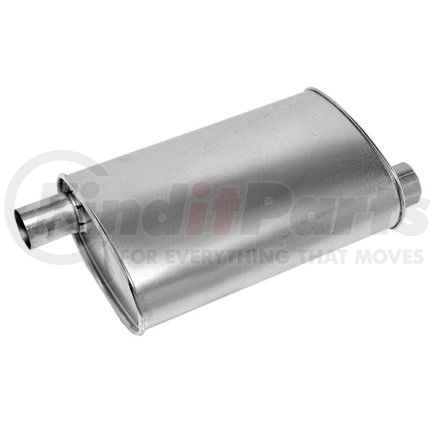 18920 by WALKER EXHAUST - SoundFX Direct Fit Exhaust Muffler 2.5" Inlet (Inside) 2.5" Outlet (Outside)