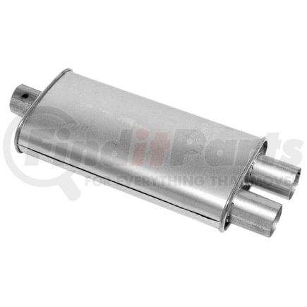 18926 by WALKER EXHAUST - SoundFX Direct Fit Exhaust Muffler 2.25" Inlet (Inside)  2.5" Outlet (Outside)