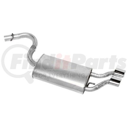 18927 by WALKER EXHAUST - SoundFX Direct Fit Exhaust Muffler 2.25" Inlet (Inside)  3.75" Outlet (Outside)