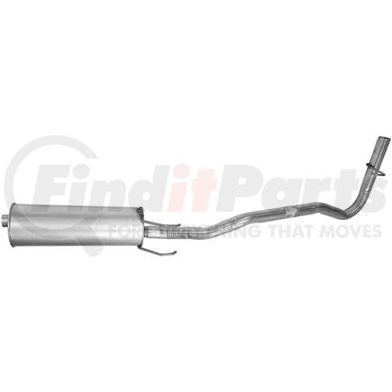 18970 by WALKER EXHAUST - SoundFX Direct Fit Exhaust Muffler 2" Inlet (Inside) 2.25" Outlet (Outside)