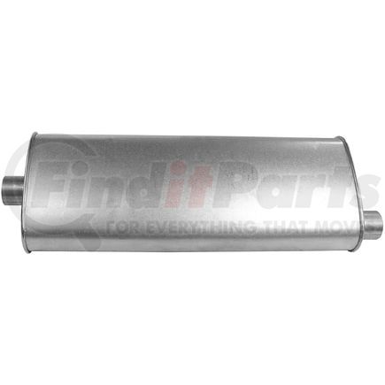 18973 by WALKER EXHAUST - SoundFX Direct Fit Exhaust Muffler 2.25" Inlet (Inside)  2.25" Outlet (Inside)