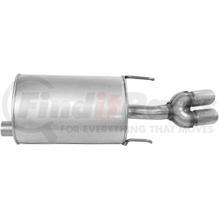 18980 by WALKER EXHAUST - SoundFX Direct Fit Exhaust Muffler 1.875" Inlet (Inside)  2.25" Outlet (Outside)