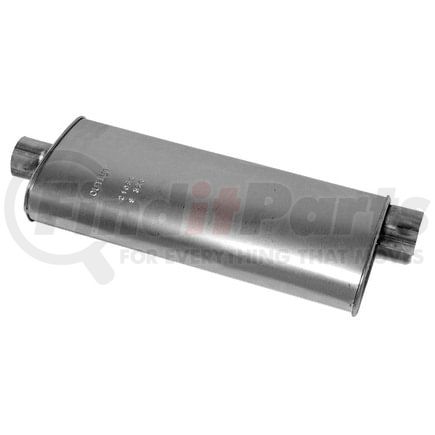 21054 by WALKER EXHAUST - Quiet-Flow SS Direct Fit Exhaust Muffler 3" Inlet (Inside)  3" Outlet (Inside)