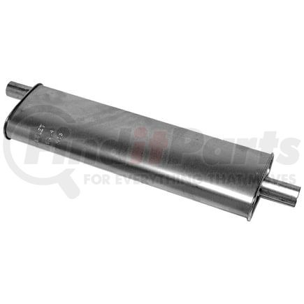 21314 by WALKER EXHAUST - Quiet-Flow Direct Fit Exhaust Muffler 2" Inlet (Inside)  1.875" Outlet (Outside)