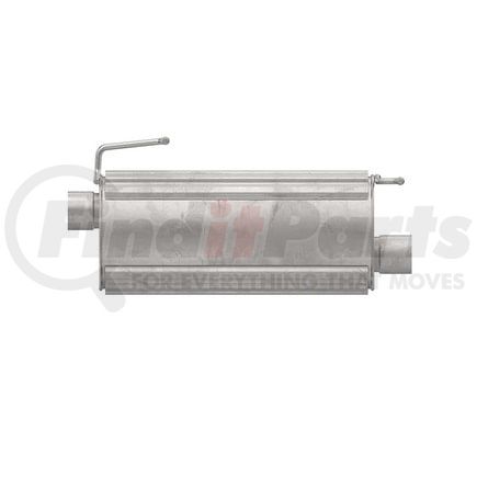 21406 by WALKER EXHAUST - Quiet-Flow SS Direct Fit Exhaust Muffler 3" Inlet (Inside) 3" Outlet (Inside)