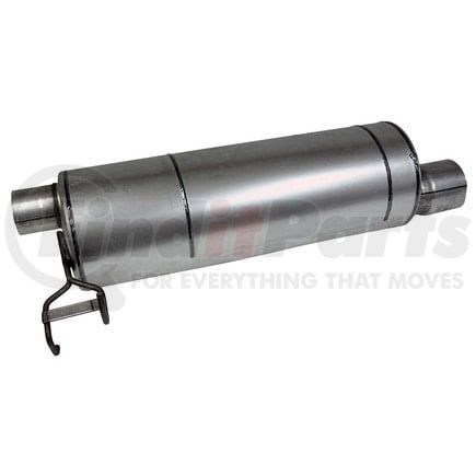 21443 by WALKER EXHAUST - Quiet-Flow Direct Fit Exhaust Muffler 4" Inlet (Inside) 3" Outlet (Inside)