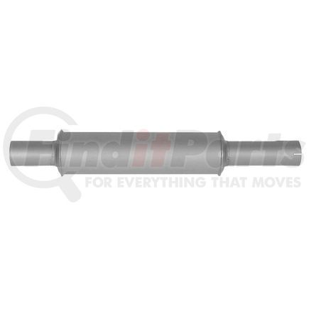 21473 by WALKER EXHAUST - Heavy Duty Direct Fit Exhaust Muffler 2.5" Inlet (Inside) 2.5" Outlet (Outside)