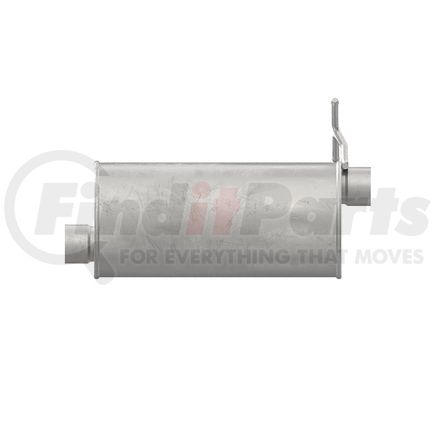 21583 by WALKER EXHAUST - Quiet-Flow SS Direct Fit Exhaust Muffler 3" Inlet (Inside)  3" Outlet (Inside)