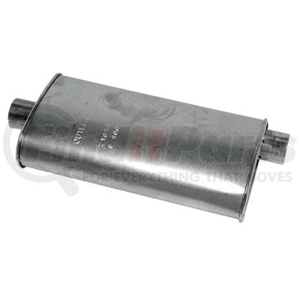 21856 by WALKER EXHAUST - Quiet-Flow Direct Fit Exhaust Muffler 2.5" Inlet (Inside)  2.5" Outlet (Inside)