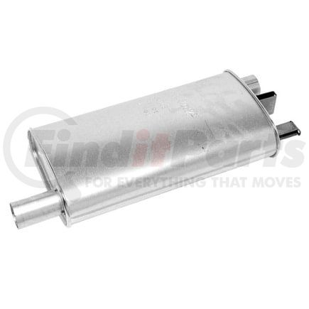 22105 by WALKER EXHAUST - Quiet-Flow SS Direct Fit Exhaust Muffler 2" Inlet (Inside)  2" Outlet (Inside)